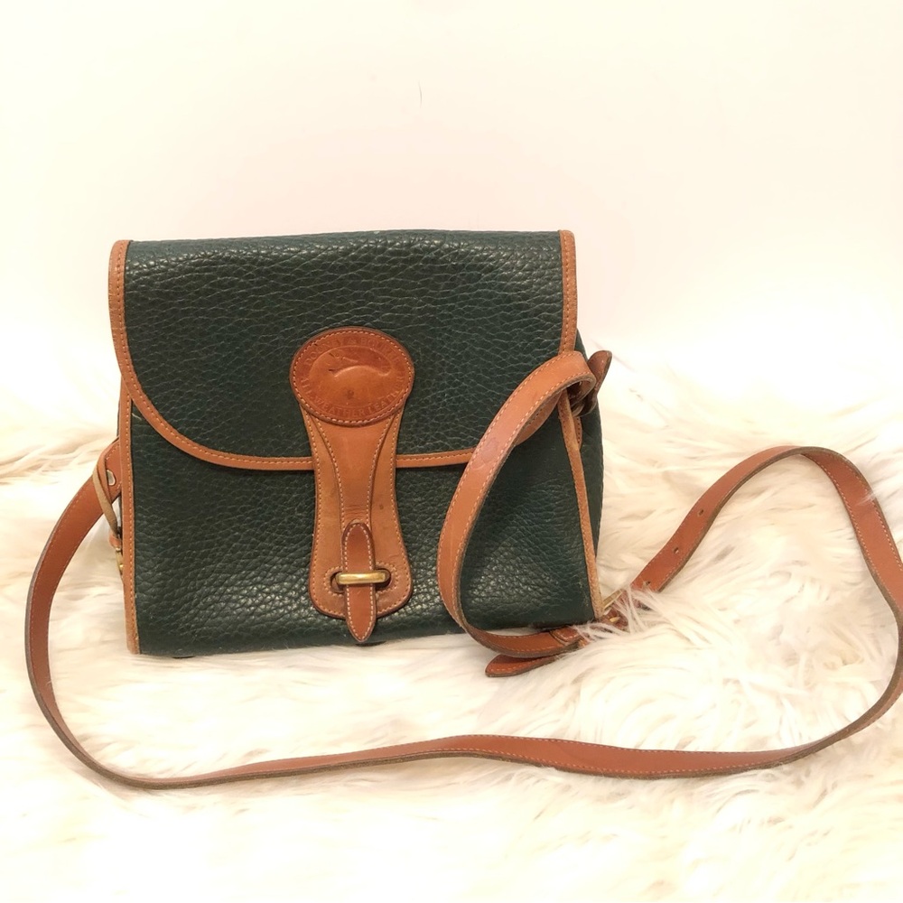 Vintage Dooney & Bourke Equestrian Crossbody Bag & Wallet Essex